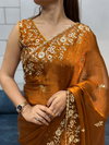 Vivera Fendy Chifrron Embroidery With Sequence Work Saree Wholesalers In Delhi